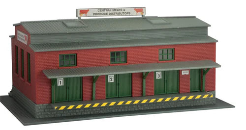 Model Power Central Meat & Produce Distributors - Assembled, N Scale