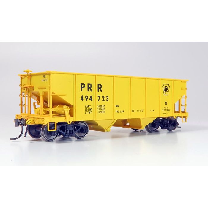 Rapido HO PRR GLa 2-Bay Hopper: PRR - MOW Service: 3-Pack