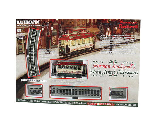 Bachmann Norman Rockwell's Main Street Christmas Set - Battery Operated