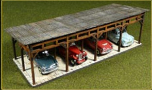 Bachmann HO Laser-Cut Car Shed Kit