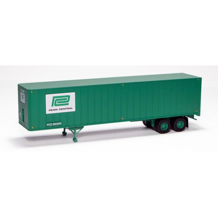 Rapido HO 40' Fruehauf Exterior-Post Volume Van - Penn Central: #201247