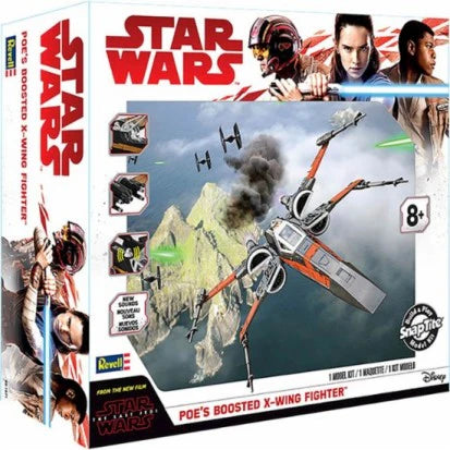 Revell 1/78 Scale Poe's Boosted X-Wing Fighter Plastic Model Kit