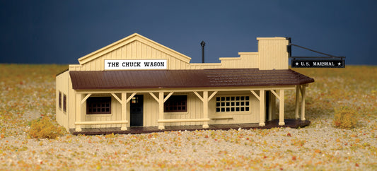 Bachmann Marshal's Office And Restaurant (HO Scale)