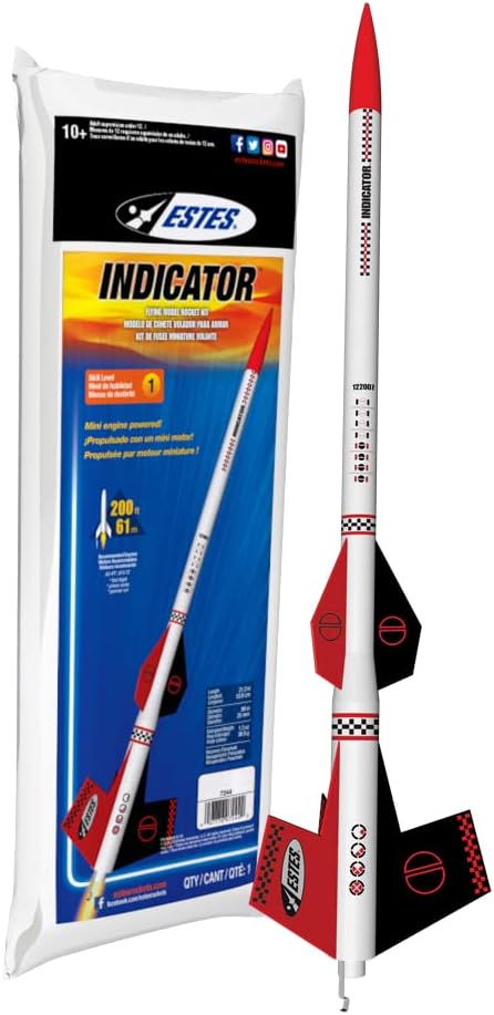 Estes Flying Model Rocket Kit Indicator