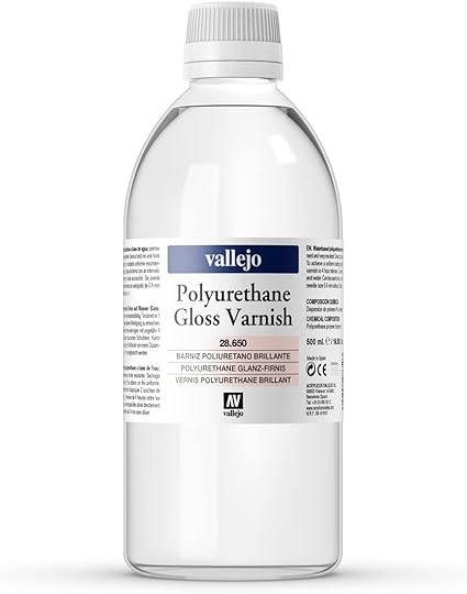 Vallejo Polyurethane Permanent Varnish Gloss (500ml)