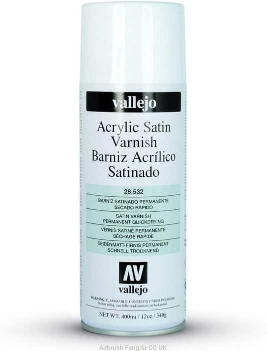 Vallejo Satin Spray Varnish (400ml)