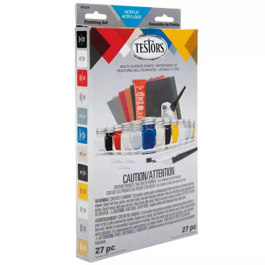 Testors, Acrylic 12-piece Finishing Kit