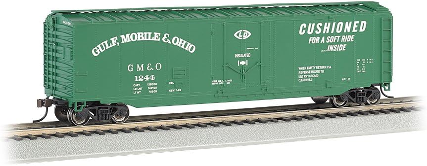 Bachmann 18032 Gulf Mobile & Ohio GM&O 50' Plug Door Boxcar HO Scale