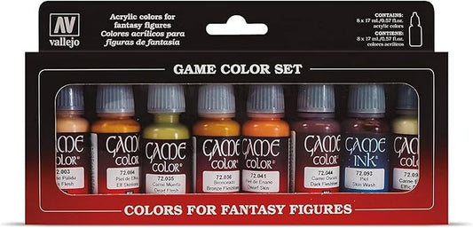 Vallejo Skin Tones Paint Set (8 Color) Paint