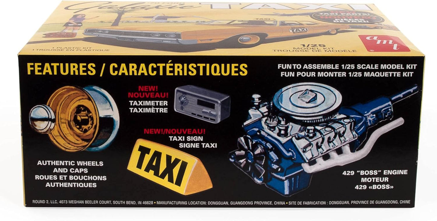 AMT Ford Galaxie Taxi 1970 1:25 Scale Model Kit