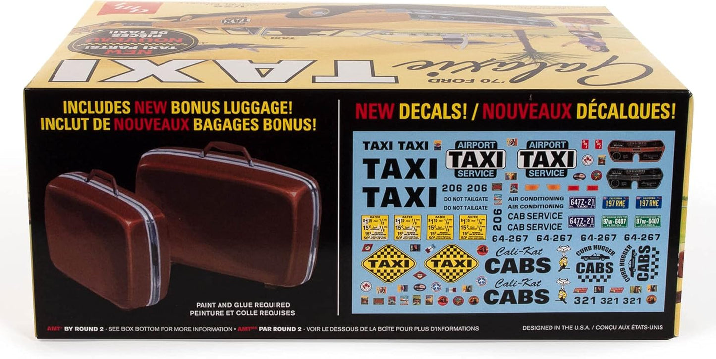 AMT Ford Galaxie Taxi 1970 1:25 Scale Model Kit