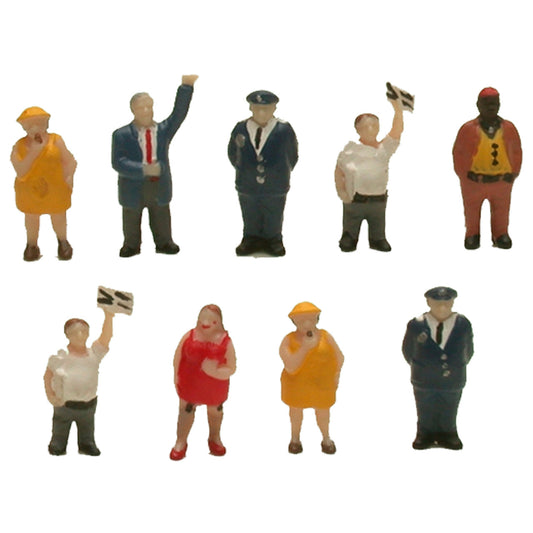 Model Power Fat People (9 Pcs) : N Scale