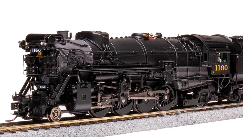 Broadway Limited Imports Chesapeake & Ohio K-2 Mikado, #1177, 16-VC Tender, Paragon4 Sound/DC/DCC, Smoke, HO