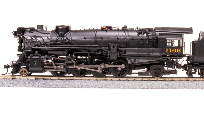 Broadway Limited Imports Chesapeake & Ohio K-2 Mikado, #1196, 16-VC Tender, Paragon4 Sound/DC/DCC, Smoke, HO