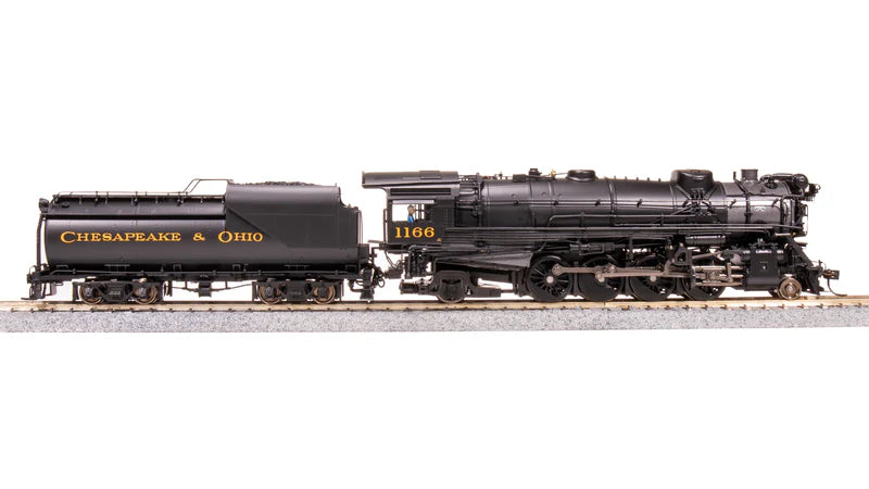 Broadway Limited Imports Chesapeake & Ohio K-2 Mikado, #1196, 16-VC Tender, Paragon4 Sound/DC/DCC, Smoke, HO