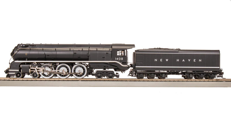 Broadway Limited Imports New Haven I-5, #1408, Original Block Lettering, Paragon4 Sound/DC/DCC, Smoke, HO