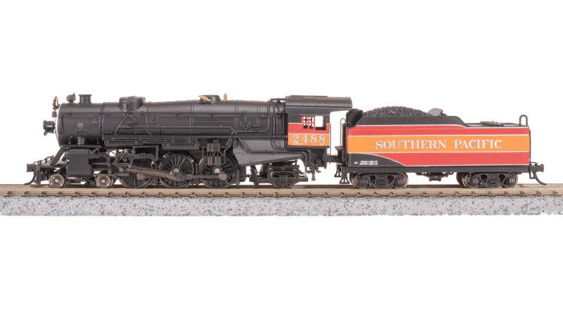 Broadway Limited Imports Heavy Pacific 4-6-2, SP 2488, Daylight Fantasy Scheme, Paragon4 Sound/DC/DCC, N