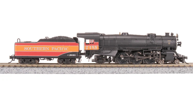 Broadway Limited Imports Heavy Pacific 4-6-2, SP 2488, Daylight Fantasy Scheme, Paragon4 Sound/DC/DCC, N