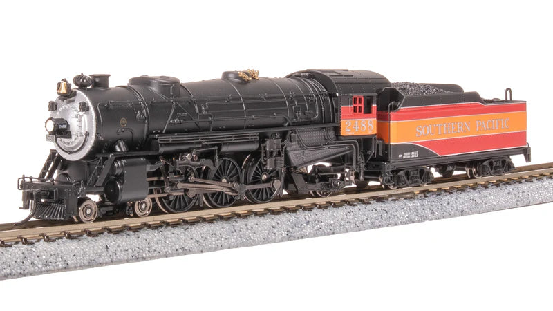 Broadway Limited Imports Heavy Pacific 4-6-2, SP 2488, Daylight Fantasy Scheme, Paragon4 Sound/DC/DCC, N