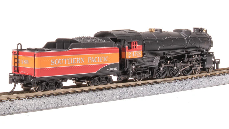 Broadway Limited Imports Heavy Pacific 4-6-2, SP 2488, Daylight Fantasy Scheme, Paragon4 Sound/DC/DCC, N