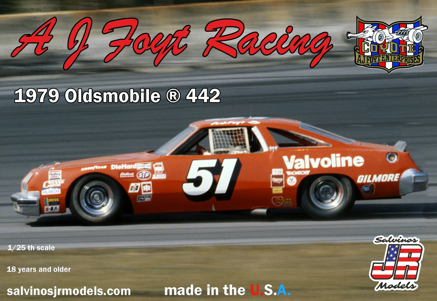 Salvinos Jr Models AJO1979D- AJ Foyt Racing 1979 Oldsmobile