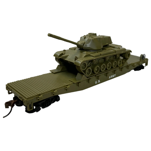 Rock Island Hobby HO US Army Flat w M60 Tank