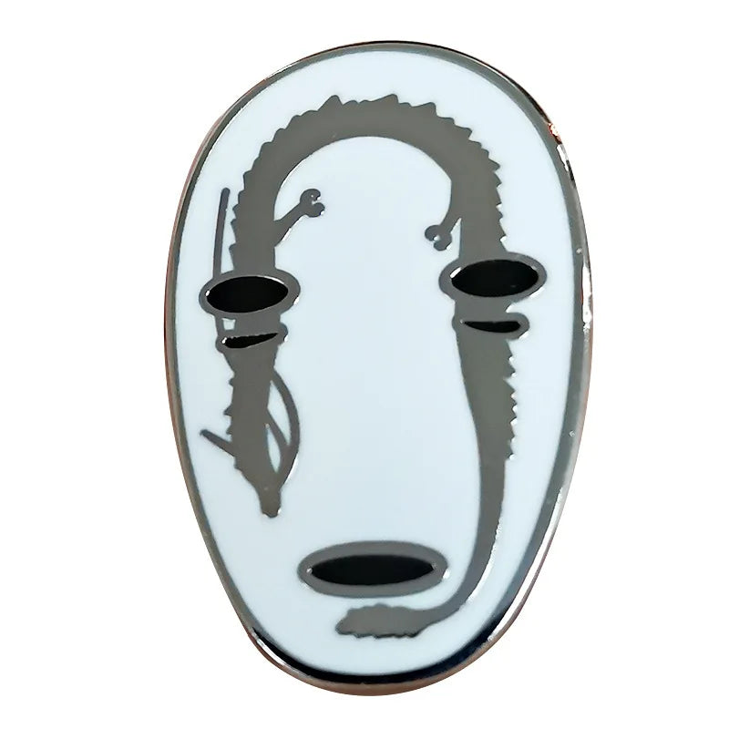 Ghibli No Face Enamel Pin Originality Metal Lapel Badge