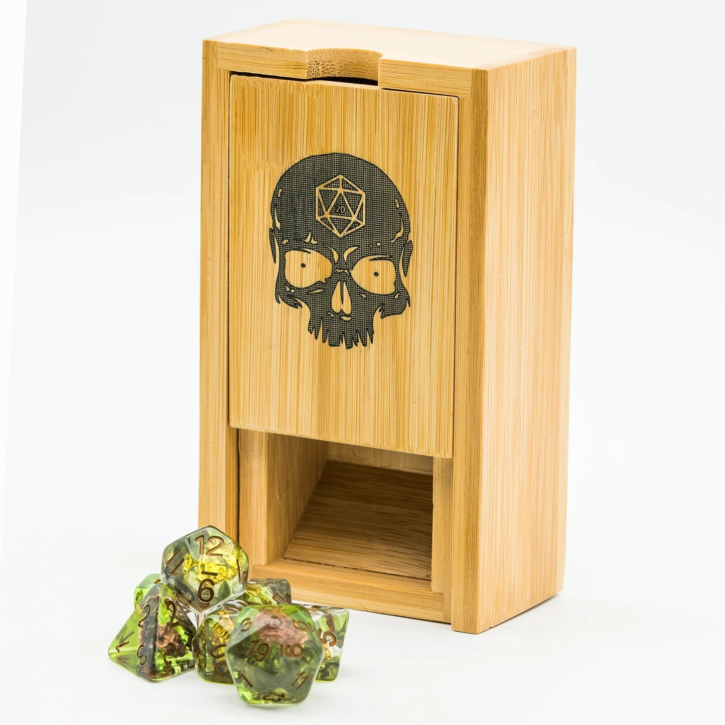 Wooden Collapsible Bamboo Dice Tower