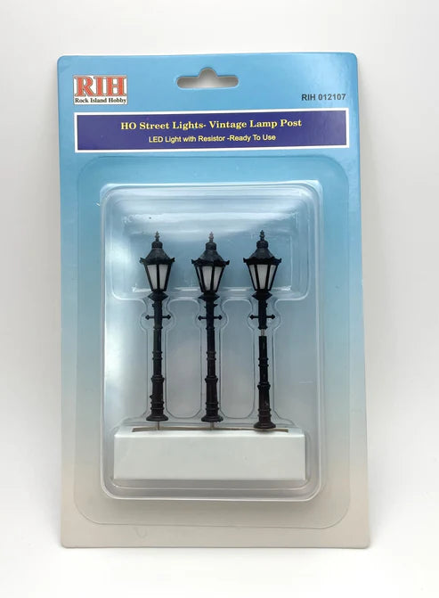 Rock Island Hobby HO Vintage Lamp Posts