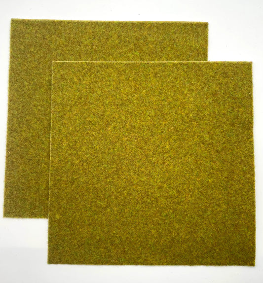 Rock Island Hobby  Praire Brown-Green 4 Grass Sheets