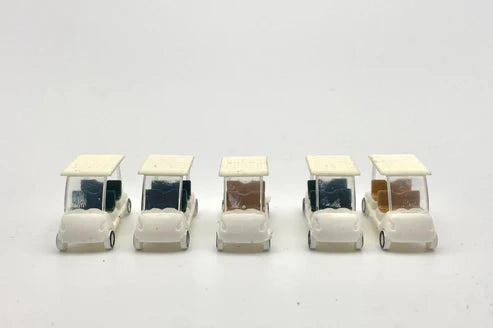 Rock Island Hobby  N Scale Golf Carts 5 Pcs.