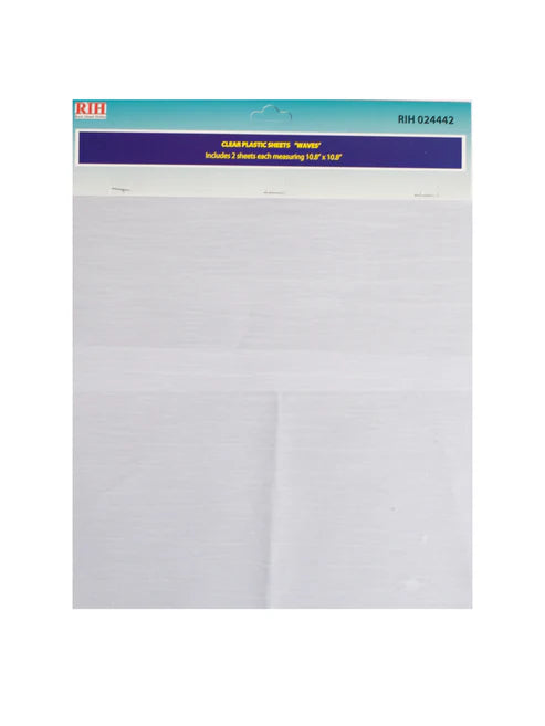 Rock Island Hobby  Clear Plastic Sheets “Small Waves”