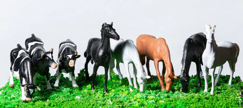 Rock Island Hobby O Scale Cows and Horses