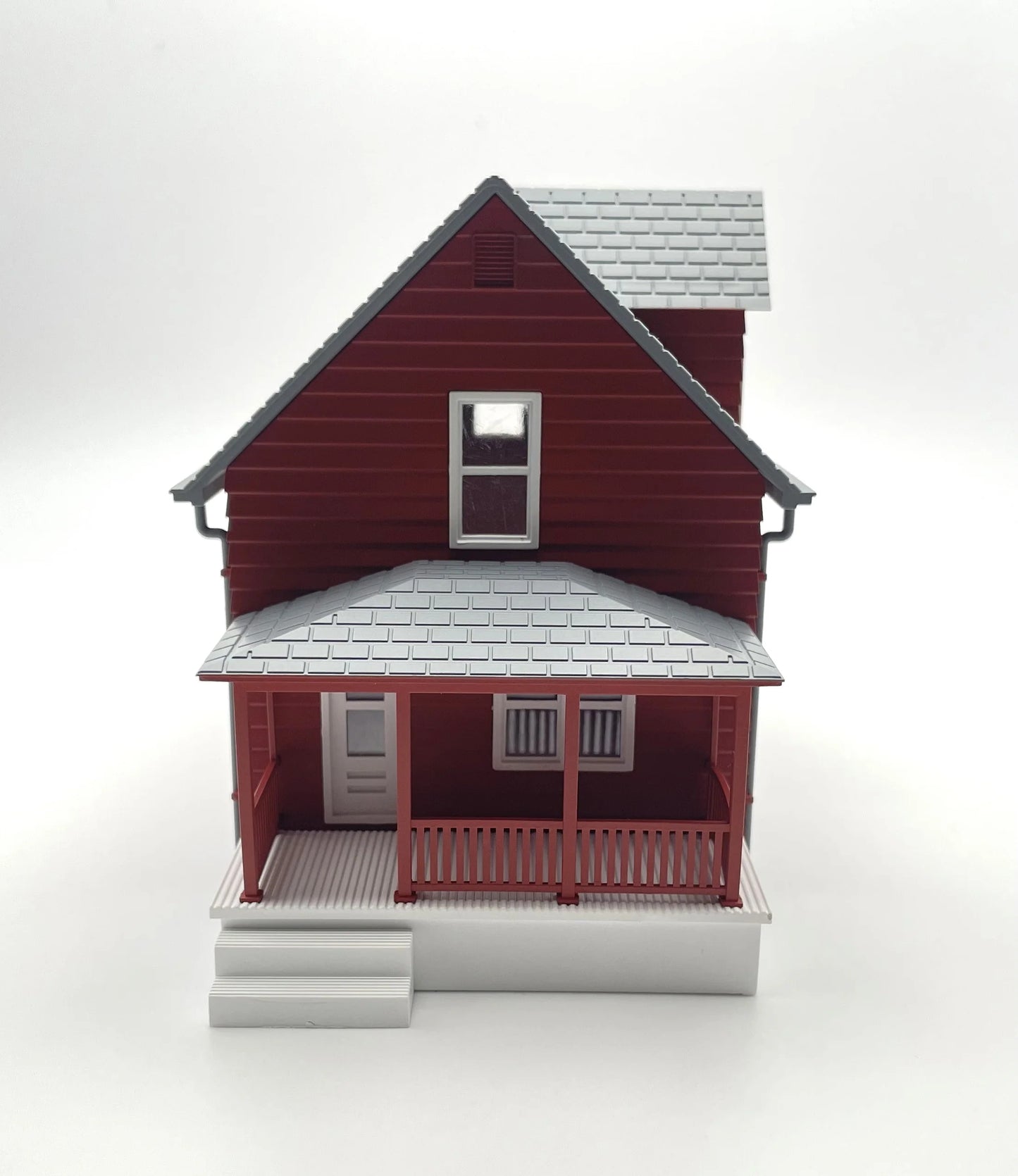 Rock Island Hobby  Assembled HO Farmhouse Red