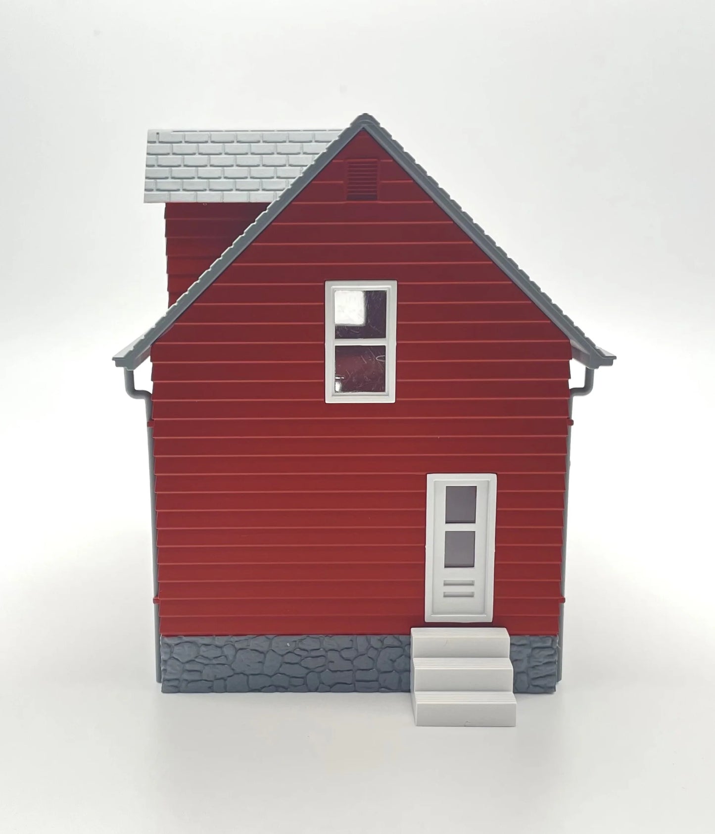 Rock Island Hobby  Assembled HO Farmhouse Red