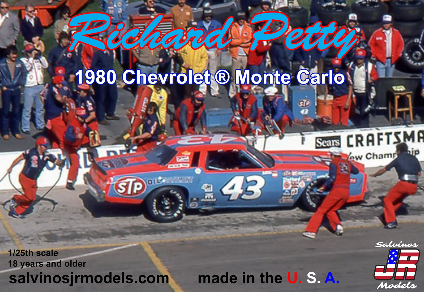 Salvinos Jr Richard Petty 1980 Monte Carlo “Reverse Paint Scheme”