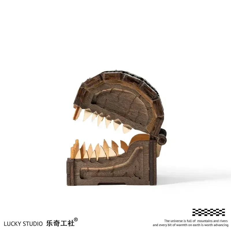 Dungeons & Dragons Wooden Mimic Figure Dnd Creative Monster Treasure Chest Figurine Box Halloween Toy Gift