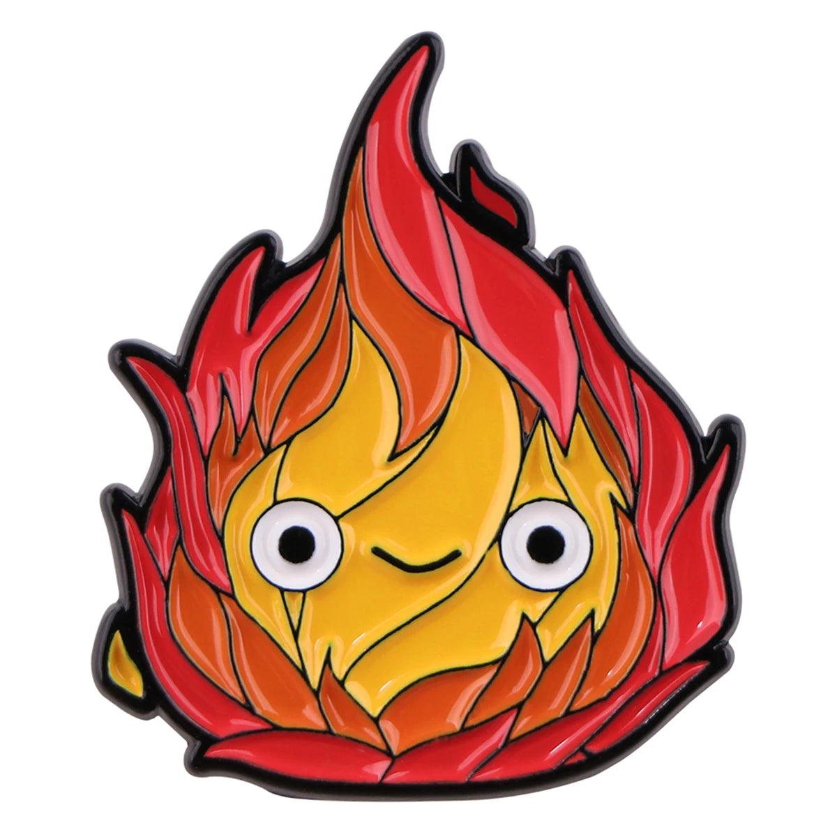 Calcifer Studio Ghibli Enamel Pins Cartoon Brooche Lapel Pin