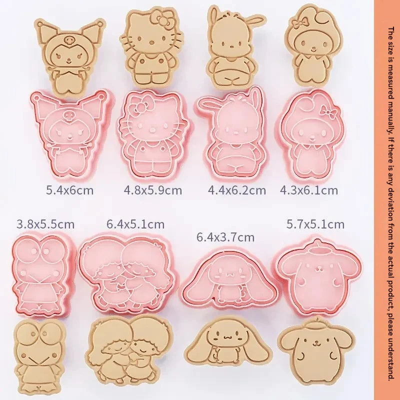 Sanrio Cookie / Cake Cutter - 8 Pieces