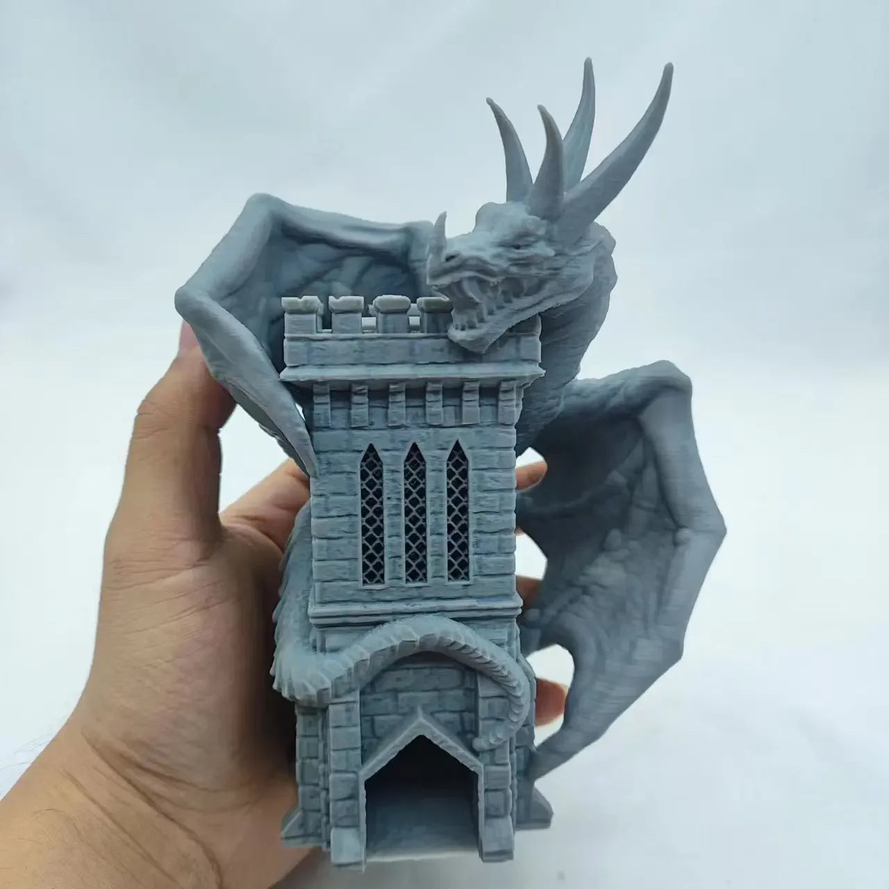 Unpainted Dragon Dice Tower