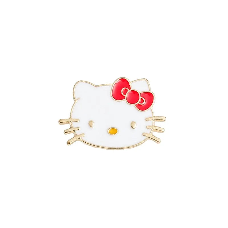 Sanrio Brooch Cartoon Anime Hello Kitty Enamel Pins