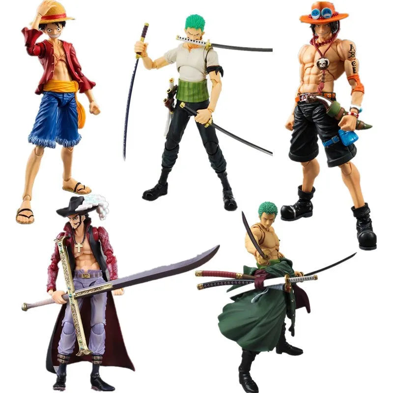 One Piece Anime Action Figures Collection Models