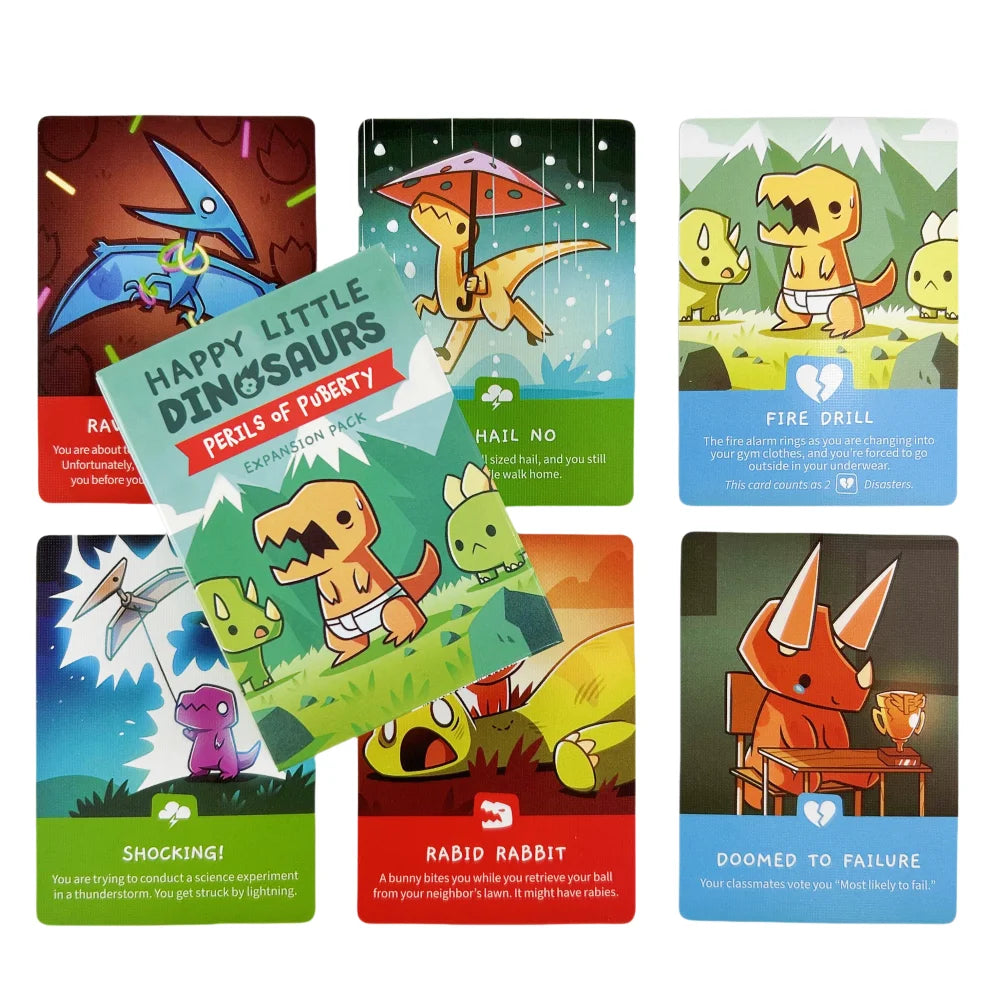 Happy Little Dinosaurs Card Game and EXPANSION Pack Options