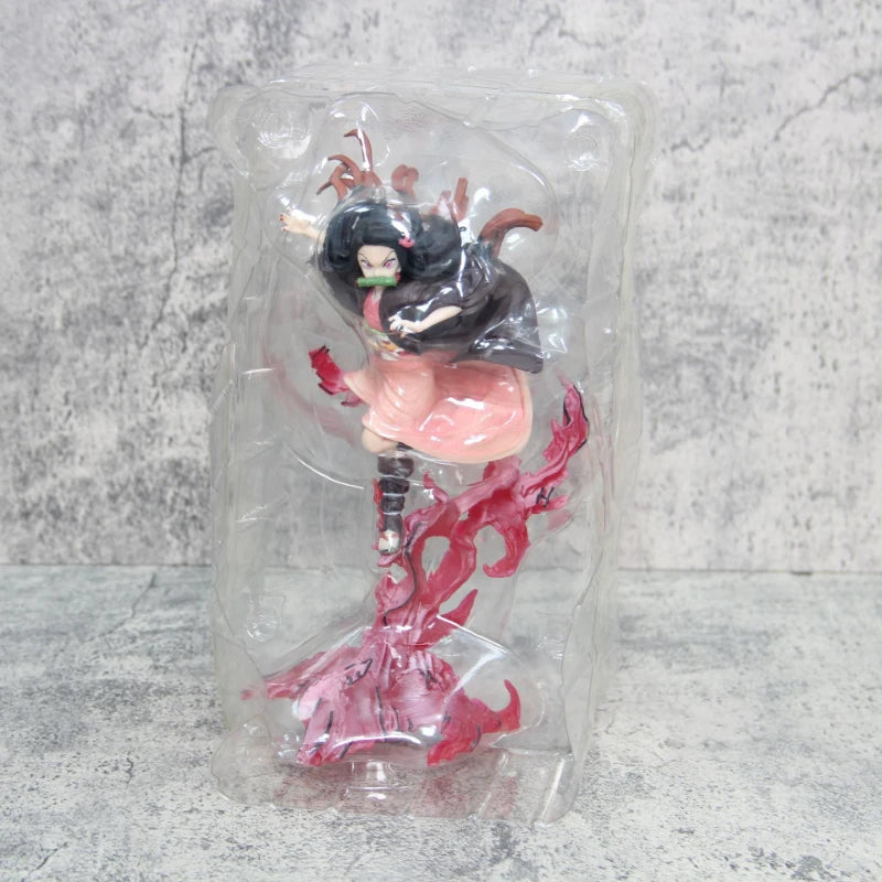 Demon Slayer Blood Ghost Technique Kamado Nezuko Figurine Model PVC Collectible Statue