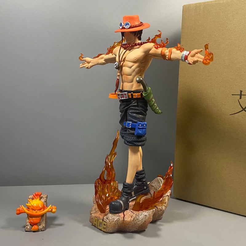 One Piece Ace Figure PVC Statue Collectible Model