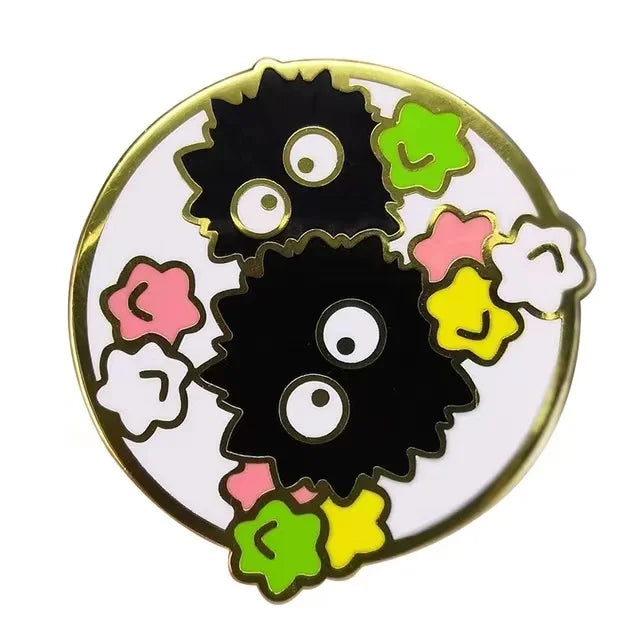 Soot Sprite Enamel Pin Anime Badge Backpack Pin Brooch