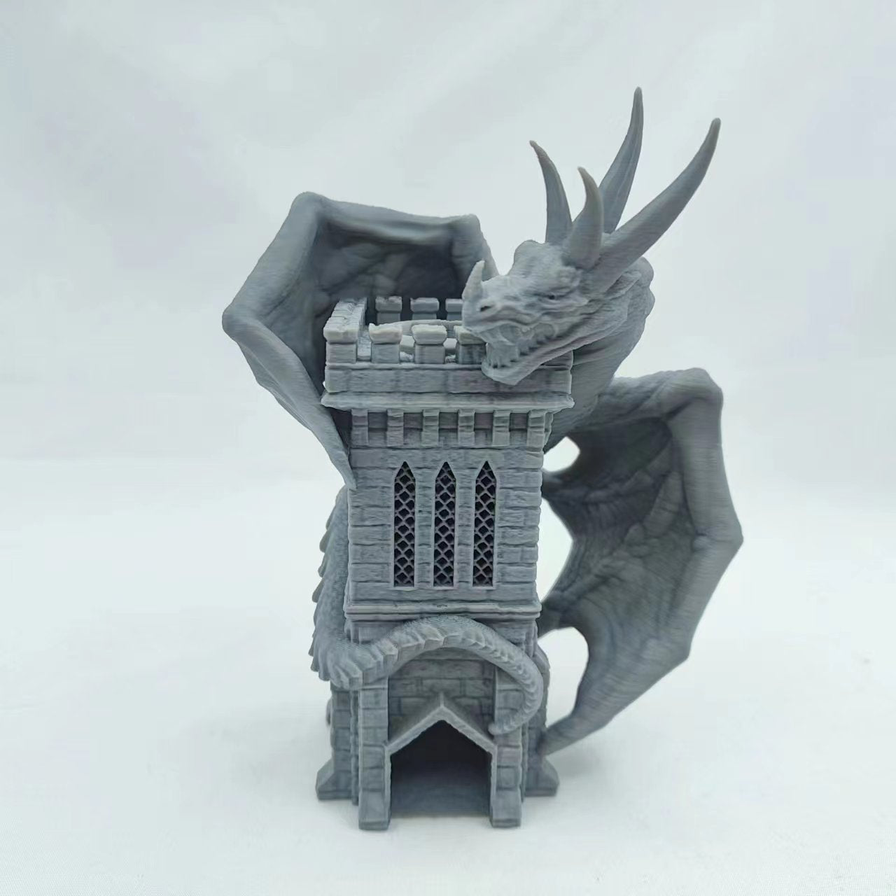 Unpainted Dragon Dice Tower