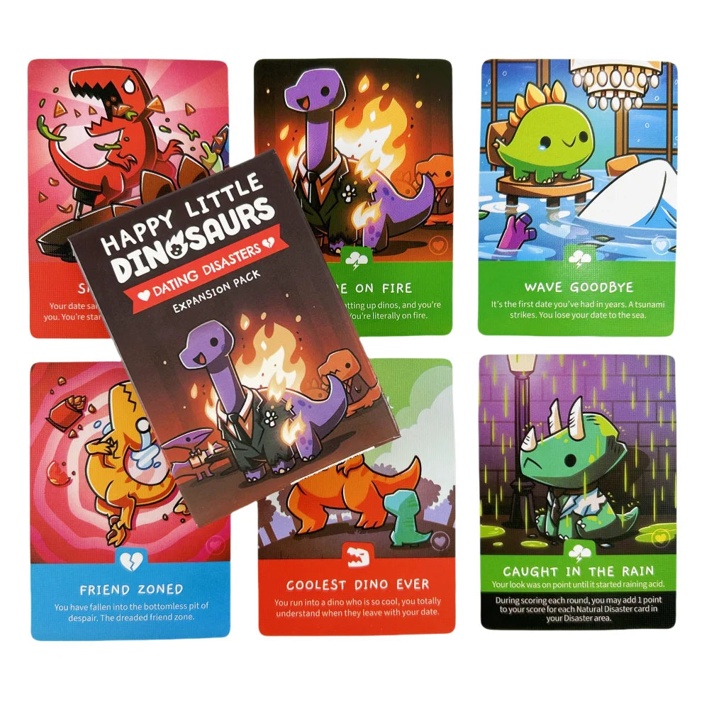 Happy Little Dinosaurs Card Game and EXPANSION Pack Options