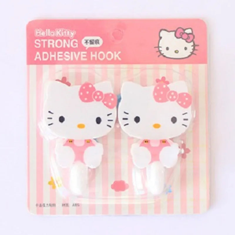 Sanrio Hello Kitty Strong Self Adhesive Hooks