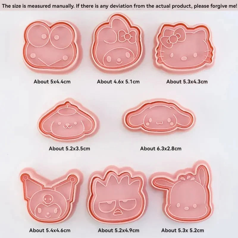 Sanrio Cookie / Cake Cutter - 8 Pieces